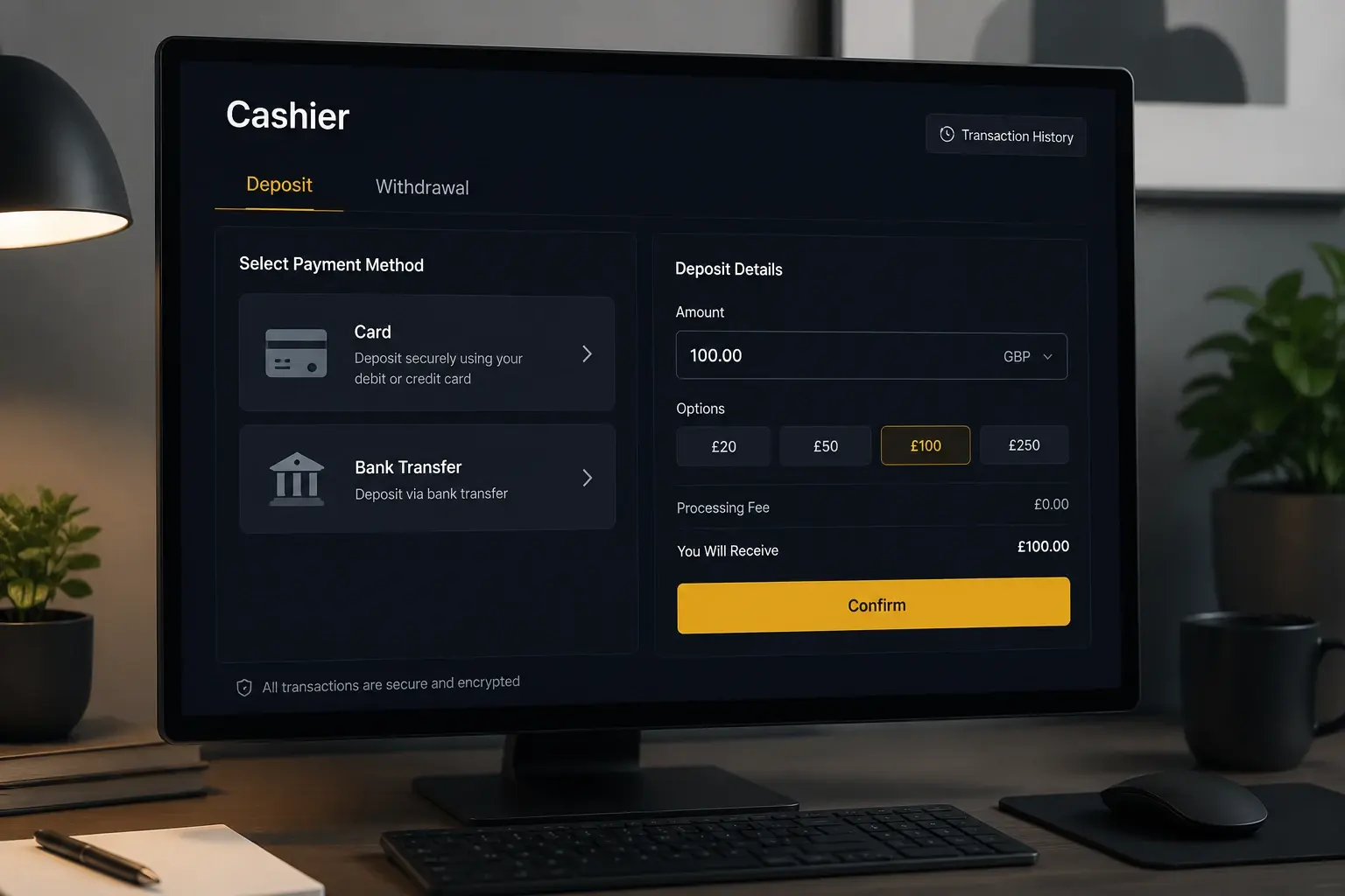 Banking and Withdrawals